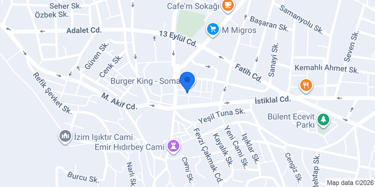 Analı Hukuk Bürosu konumu