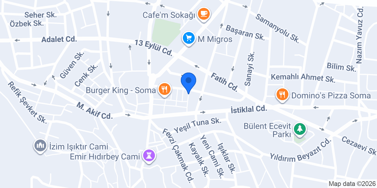 Arkadaş Gümüş Evi Soma konumu