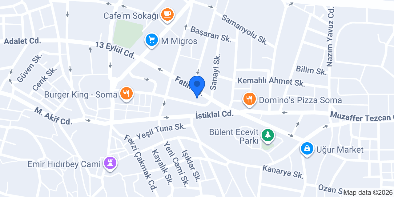 TAŞDEMİR HUKUK BÜROSU konumu