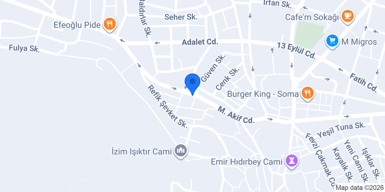 Ulupınar Simit Fırını konumu