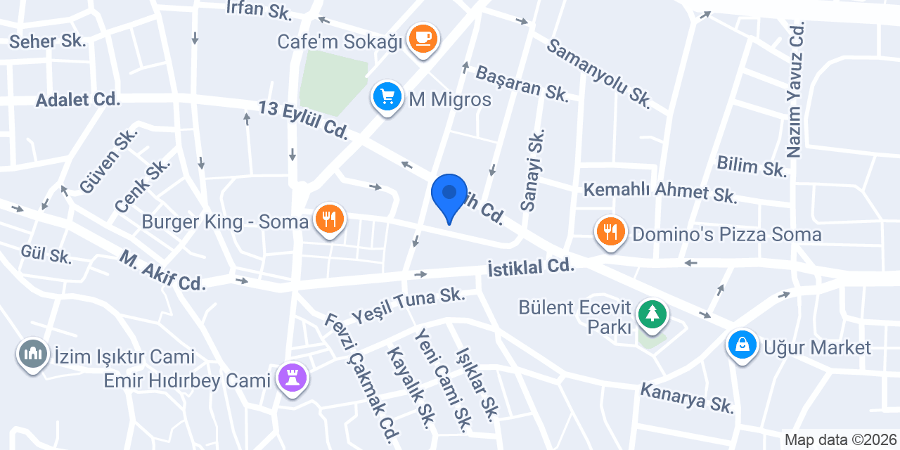 Meriç erkek kuaförü konumu