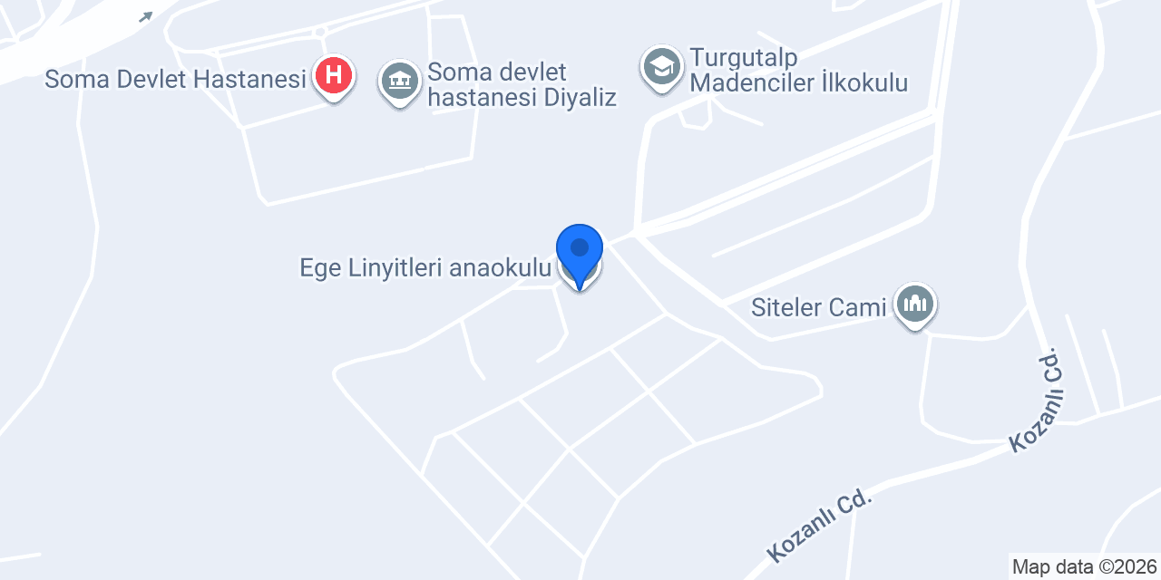 Ege Linyitleri anaokulu konumu