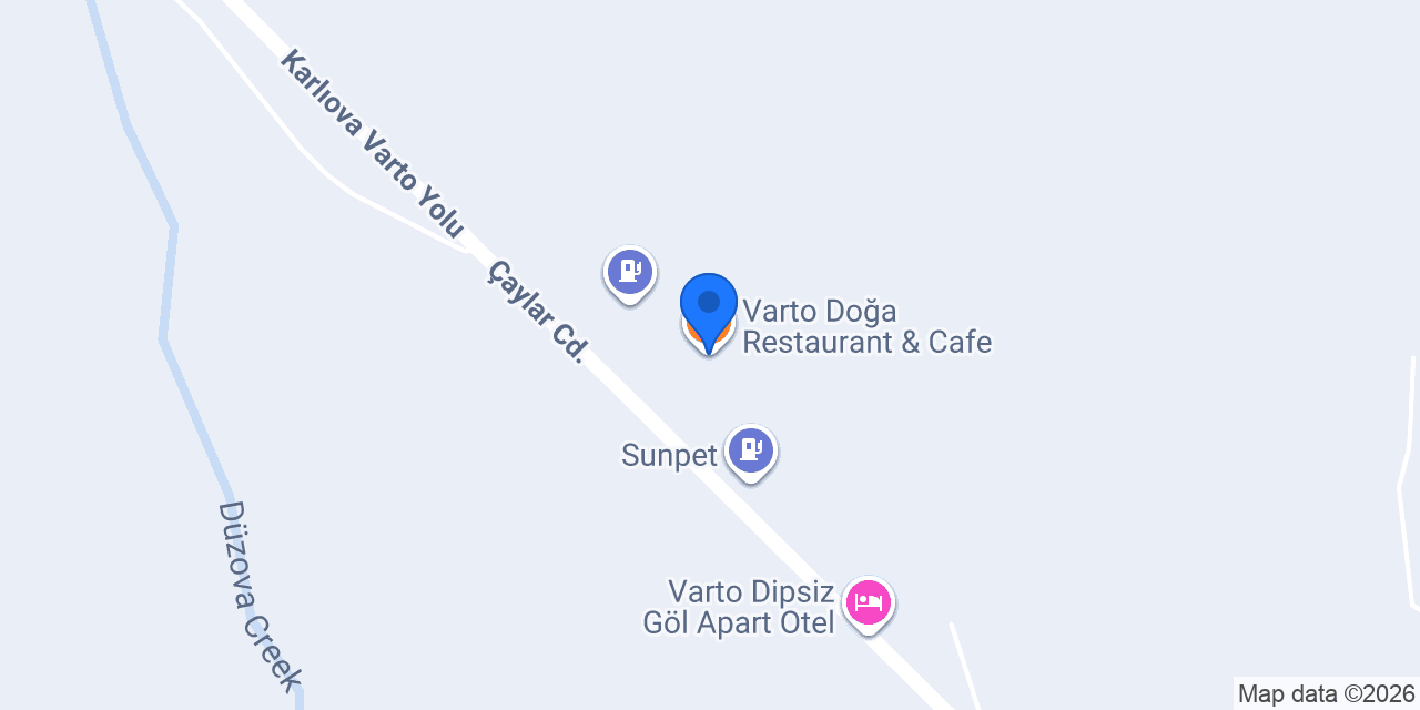 Varto Doğa Restaurant & Cafe konumu