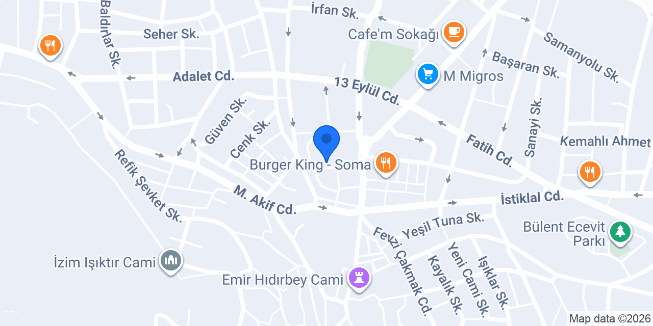 GEDIZ YAPI SOMA konumu