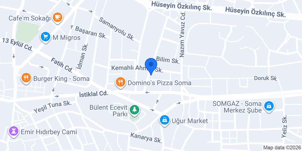 Soma American Vip Dil Kursu konumu