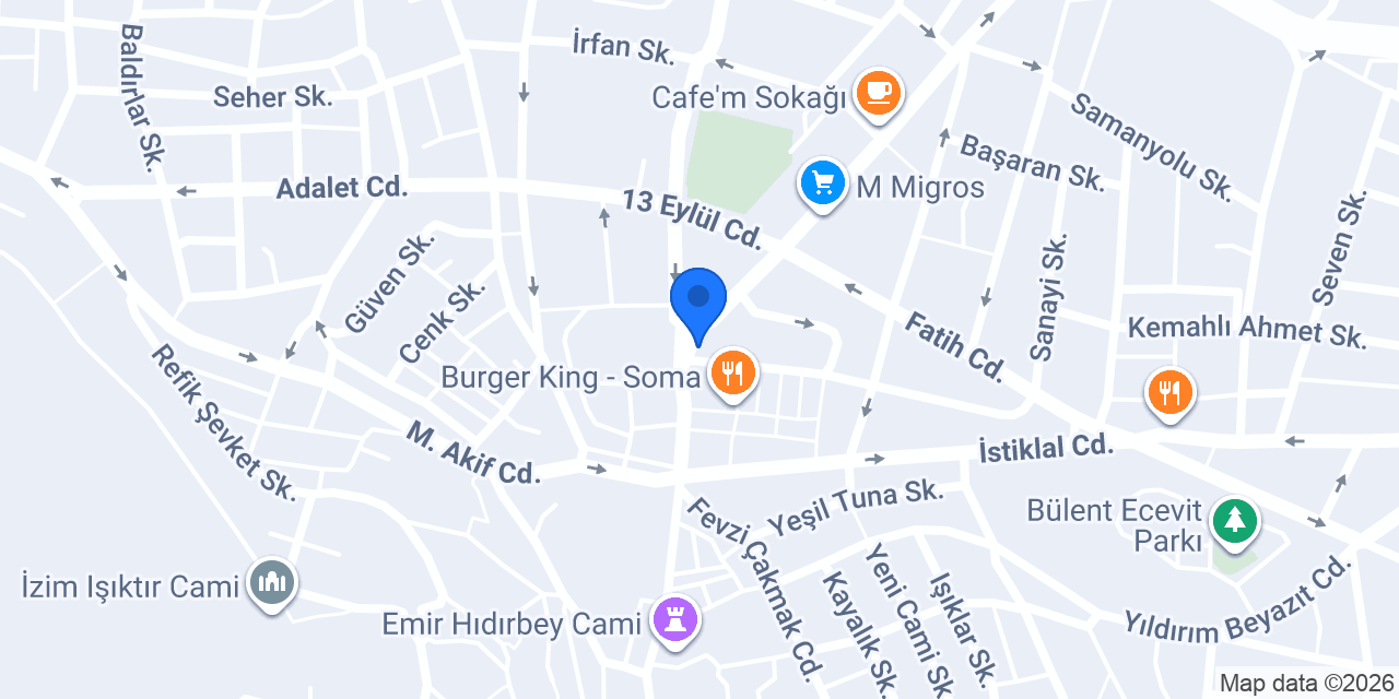 Av. Mehmet Buğra AYTAÇ konumu