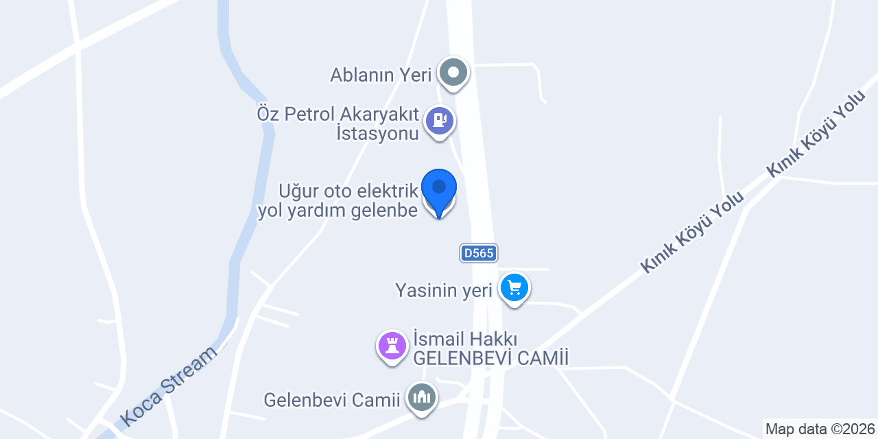 Aktürk Oto Lastik konumu