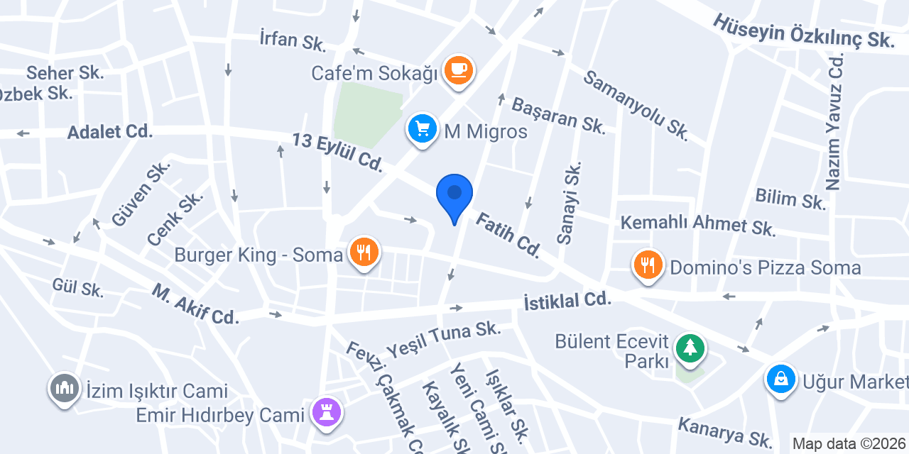 Kırçıllar avm Mobilya konumu