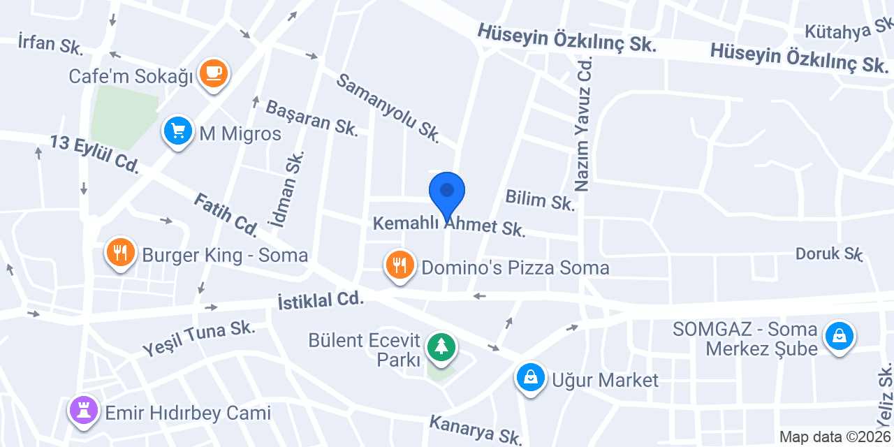 Köseoğlu Ticaret konumu