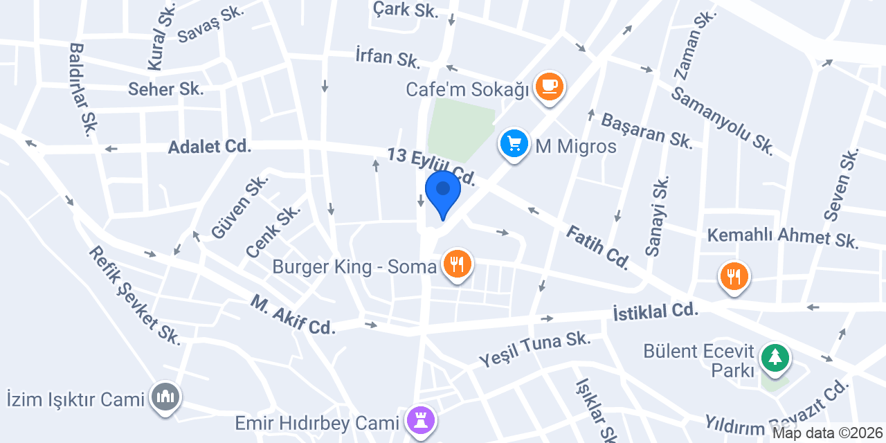 Linyit Otel Soma konumu