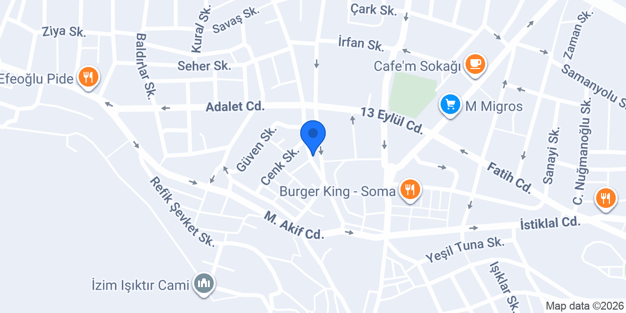 Efendi Sihhi Tesisat konumu