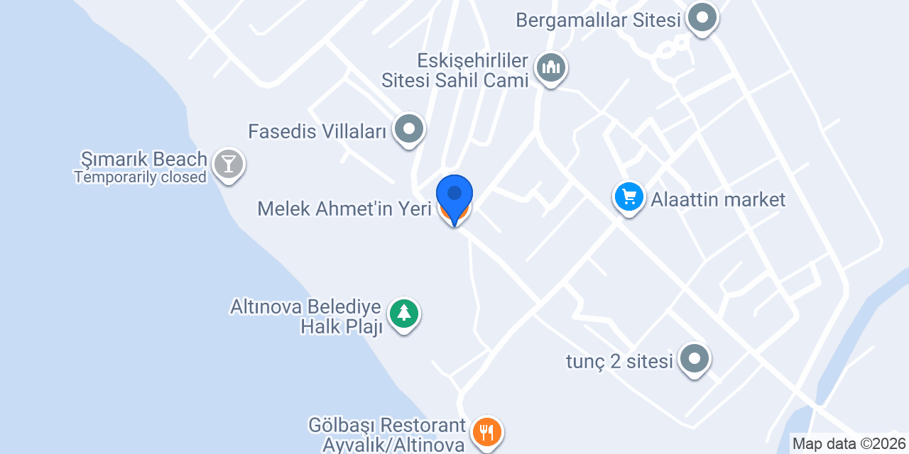 Melek Ahmet'in Yeri konumu