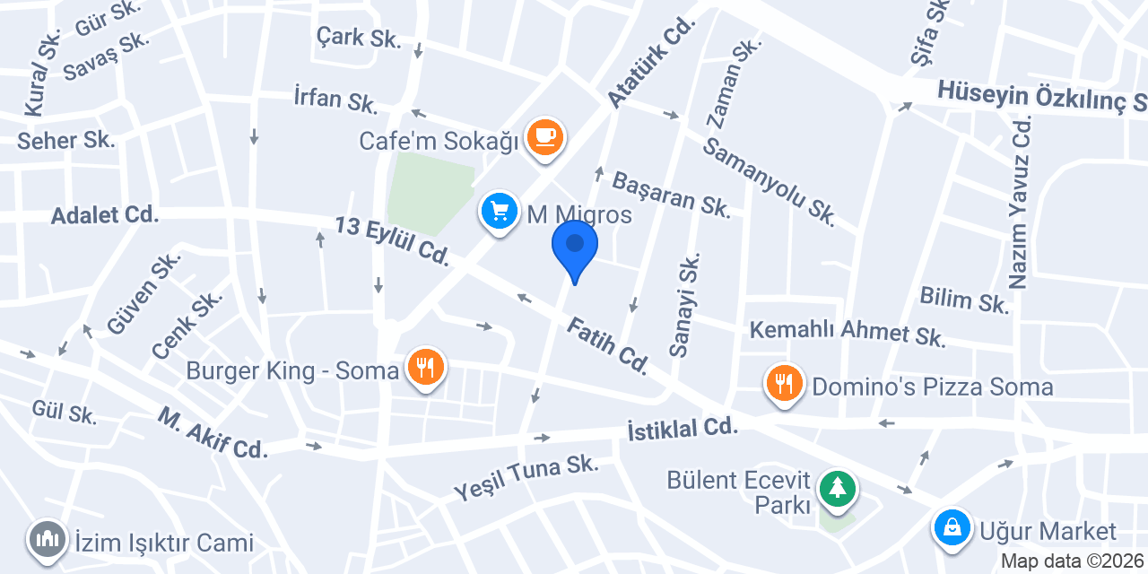 Mavi Ay Bilardo Salonu konumu