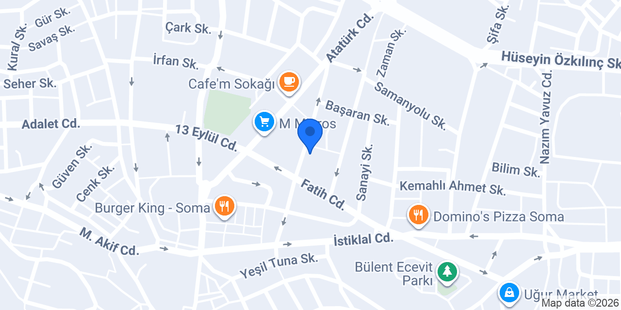 Soma Çiçekçi | somacicekci.com.tr konumu