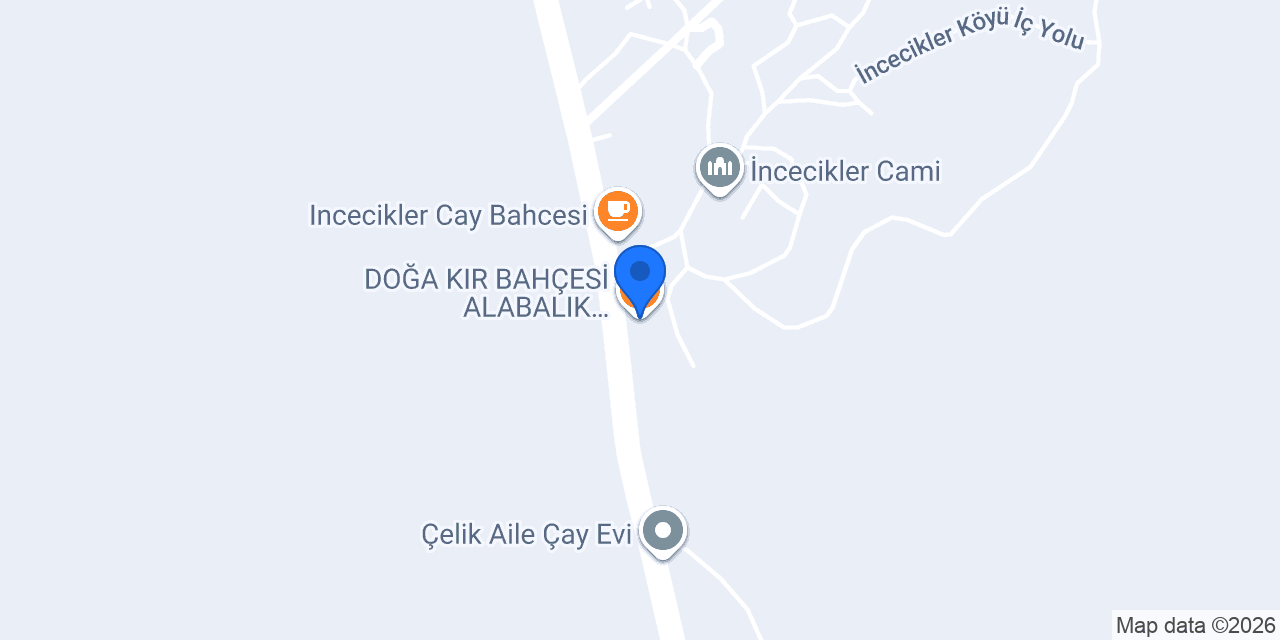 DOĞA KIR BAHÇESİ ALABALIK RESTAURANT konumu