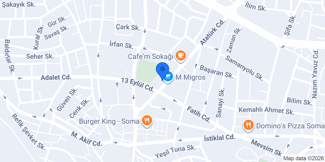 Altın Oran Atölye konumu
