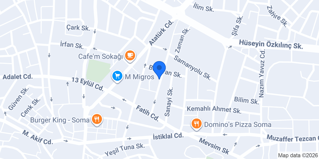 Soma Bay Ermobi Mobilya konumu
