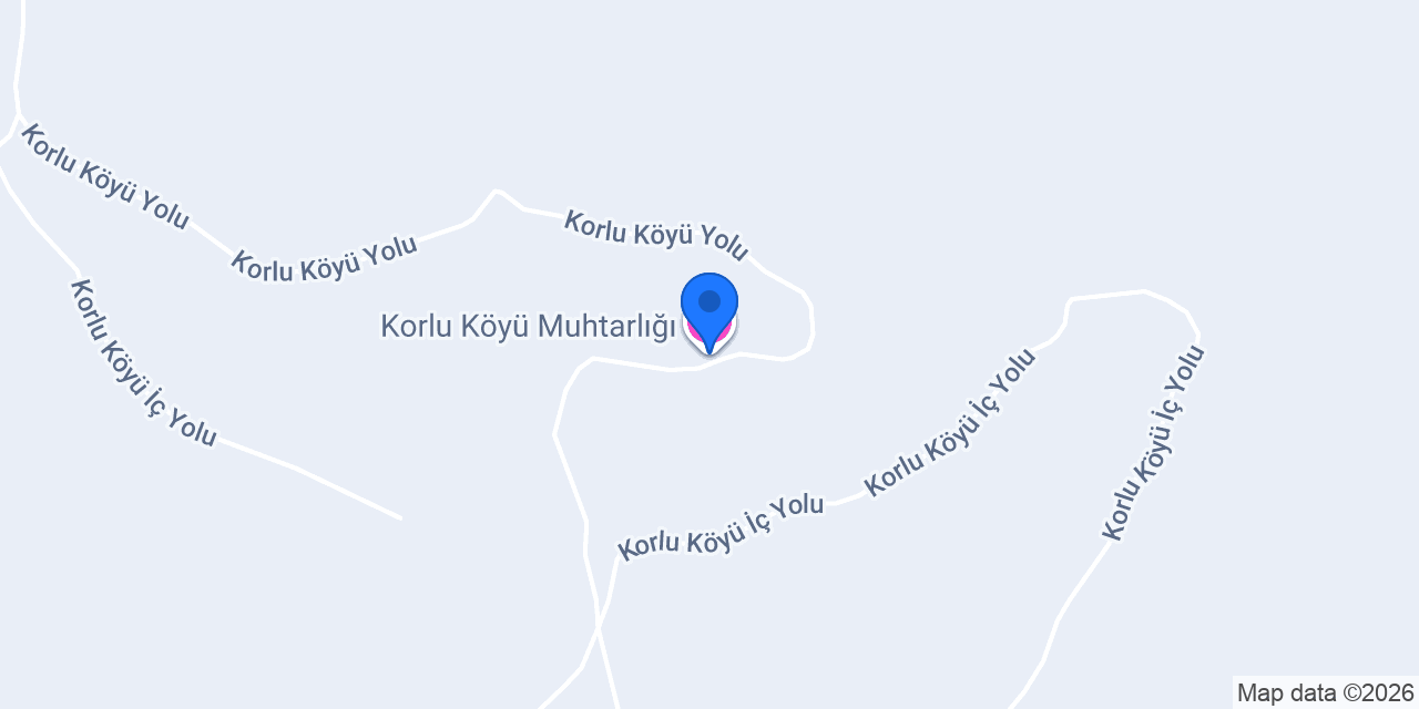 Korlu Köyü Muhtarlığı konumu