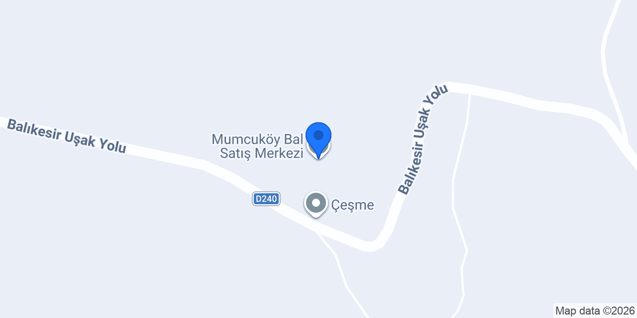 Mumcuköy Bal Satış Merkezi konumu