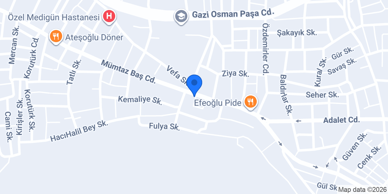 Soma Özel Ferah Diş Polikliniği konumu