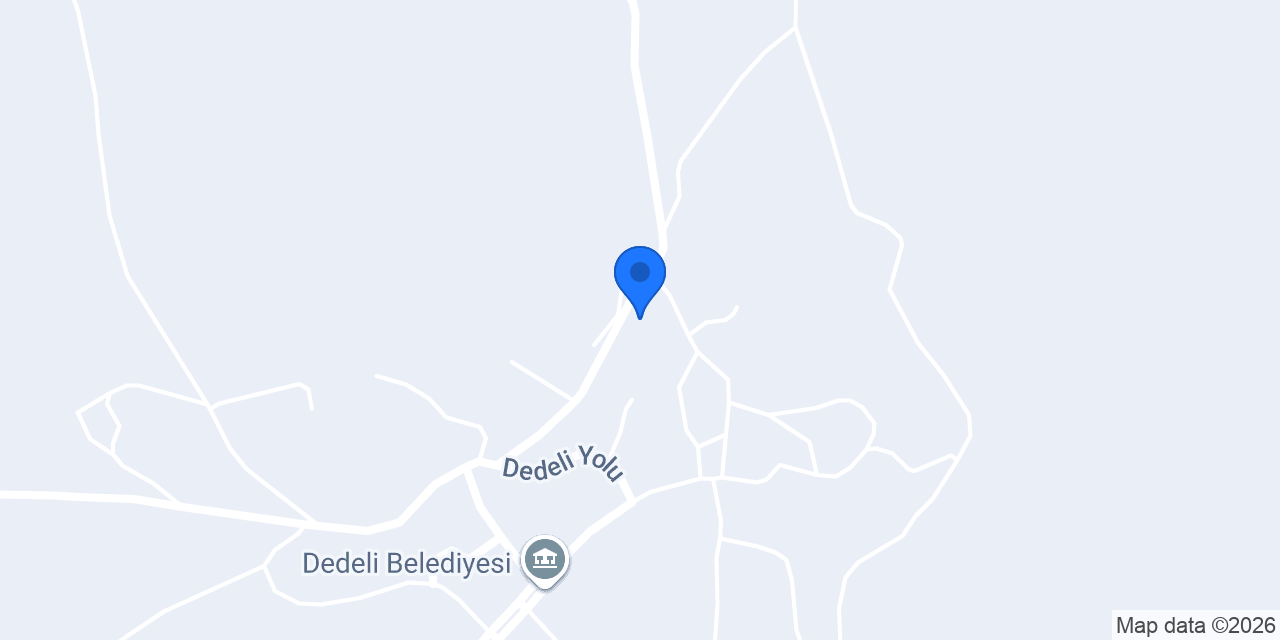 Dedeli Jandarma Karakol Komutanlığı konumu