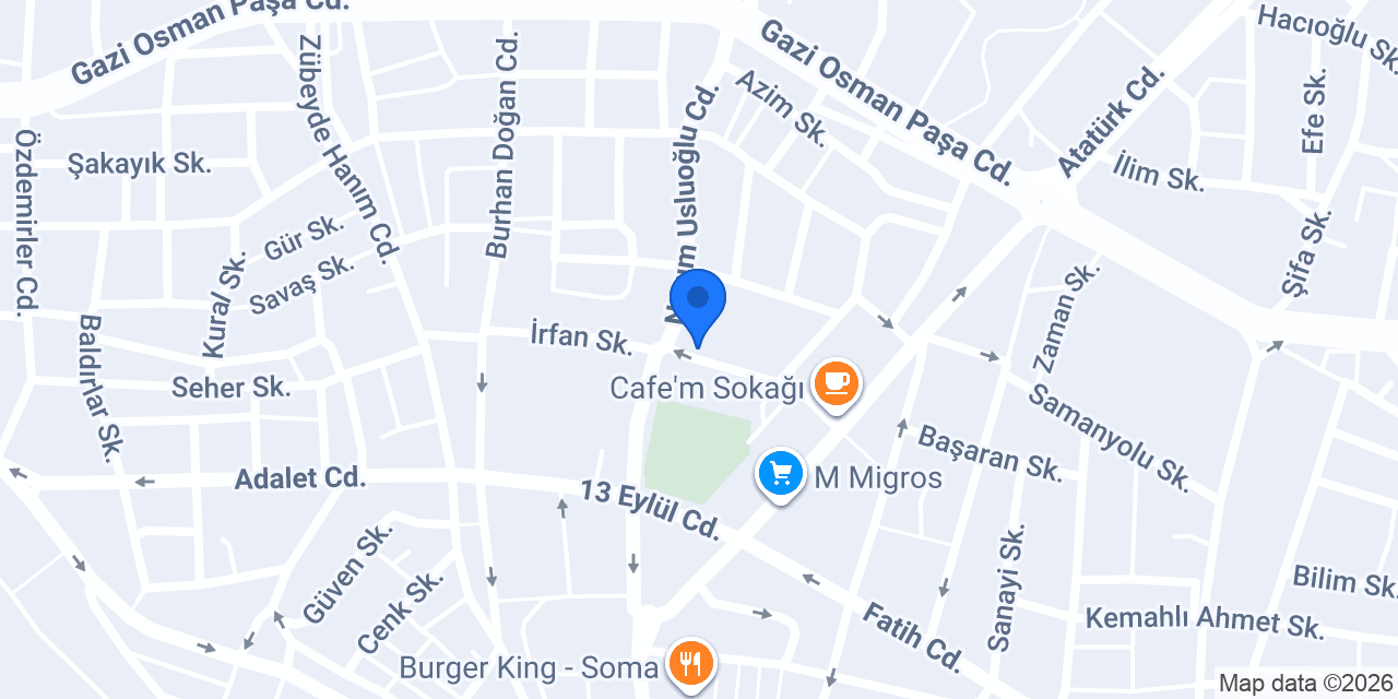 Özel Soma Vip Vadi Eğitim Kurumları konumu