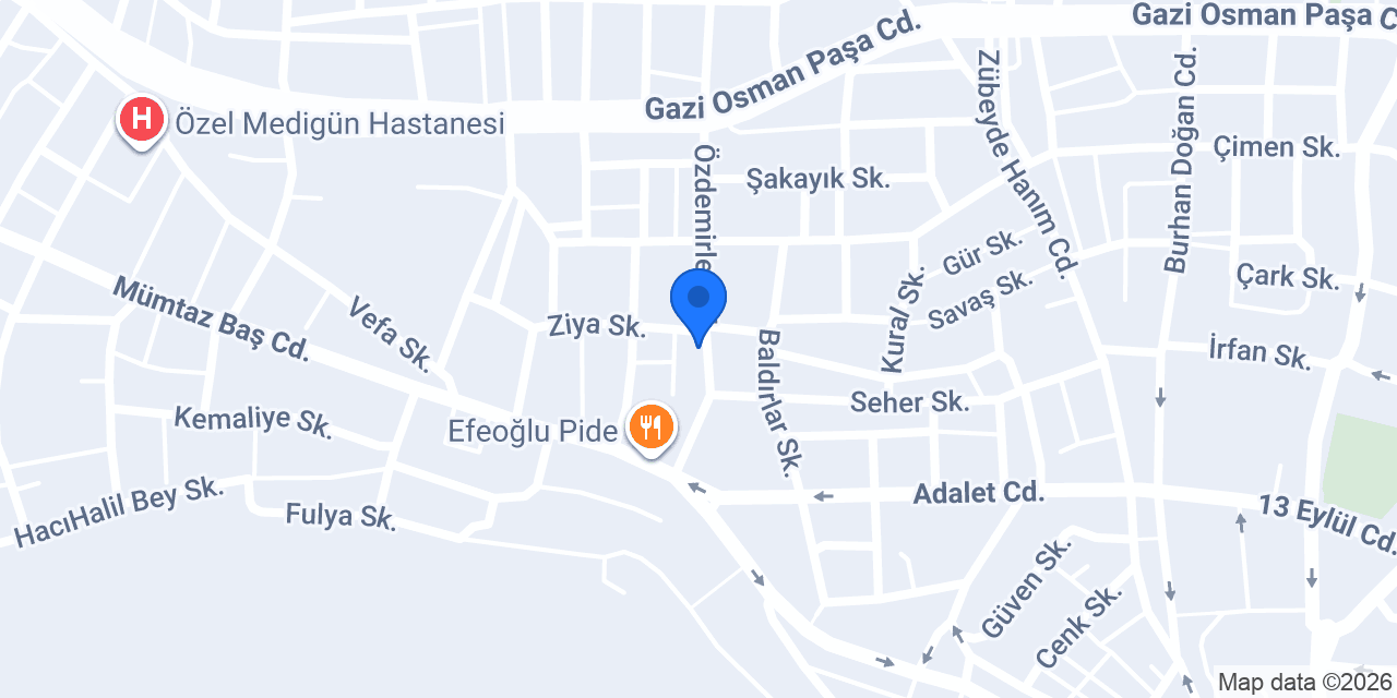 GÜLER AVİZE-ELEKTRİK konumu
