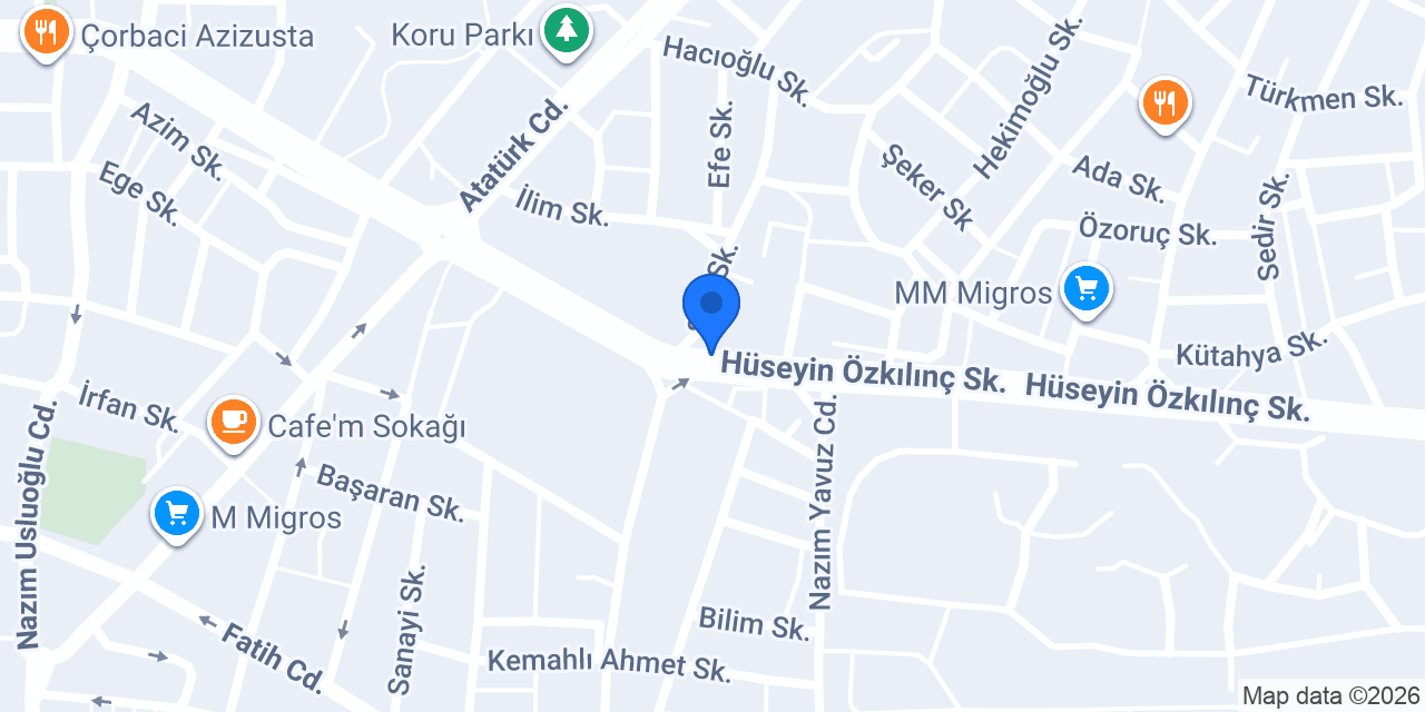 Fulya Bayan Kuaför Salonu konumu