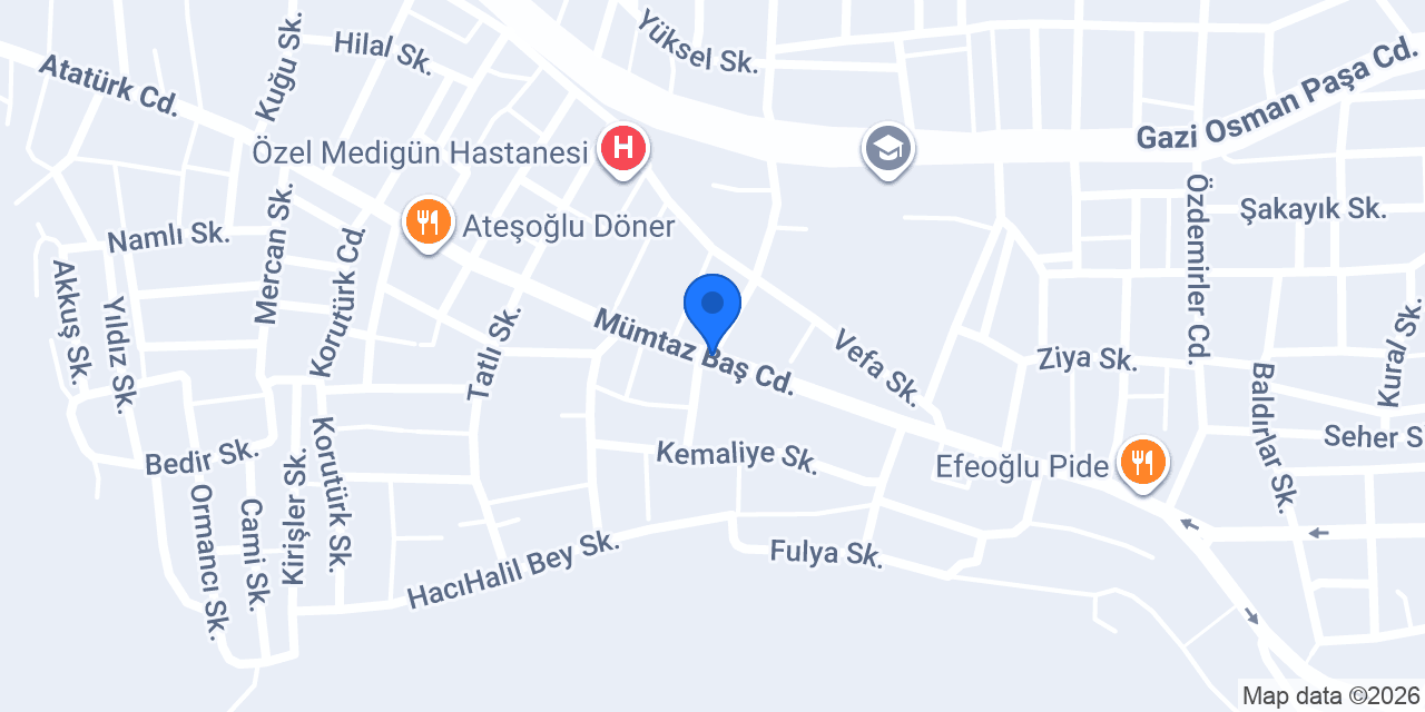 Çınar Mobilya Spot konumu