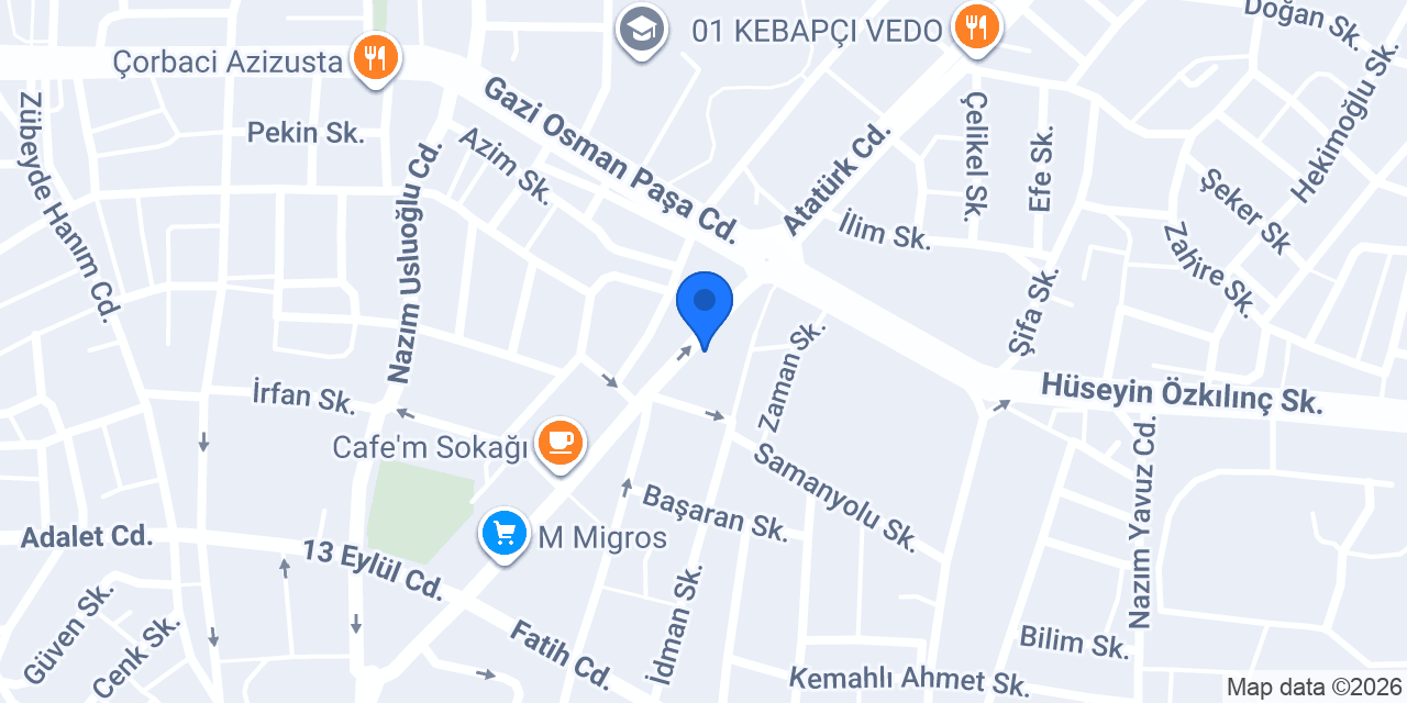 Soma Mimoza Çiçekçilik konumu