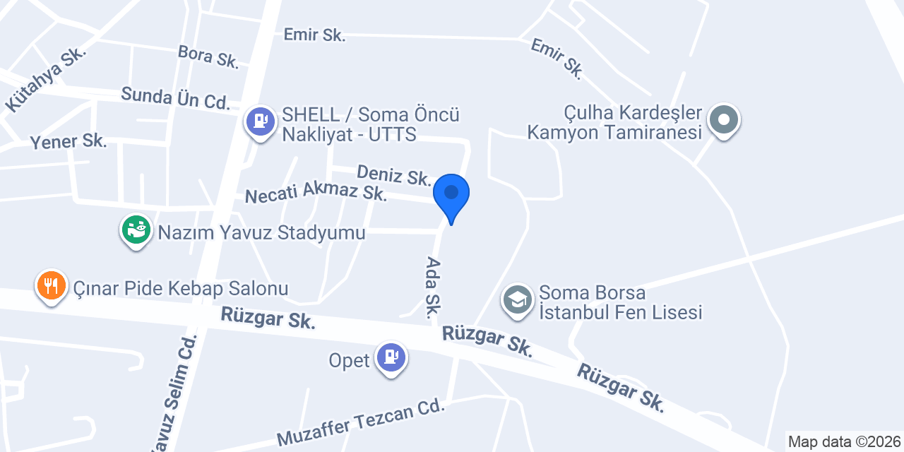 Soma İmam Hatip Ortaokulu konumu
