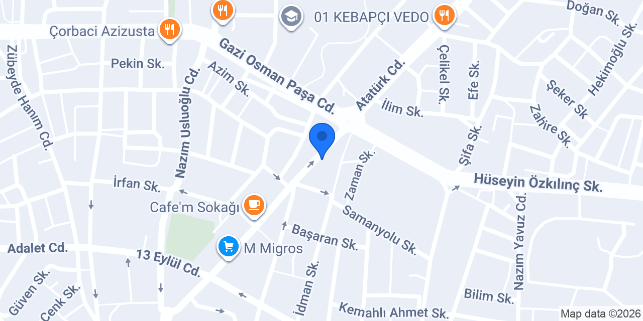 Kara Hukuk Bürosu konumu