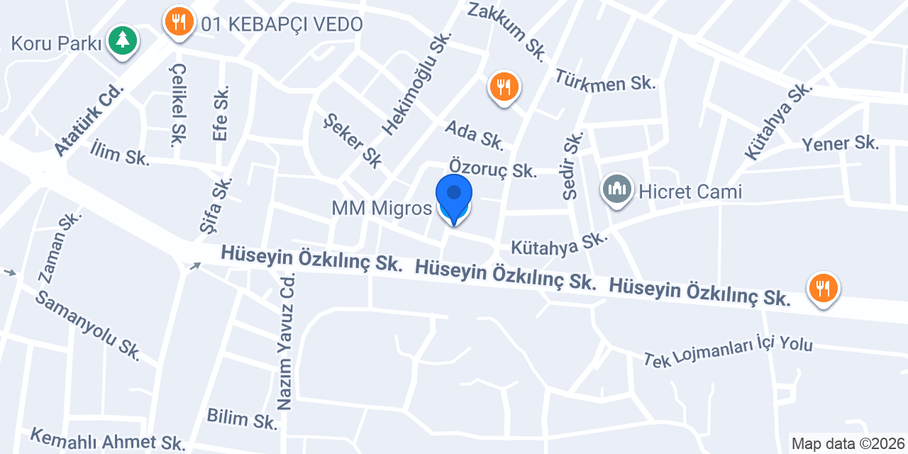 MM Migros konumu