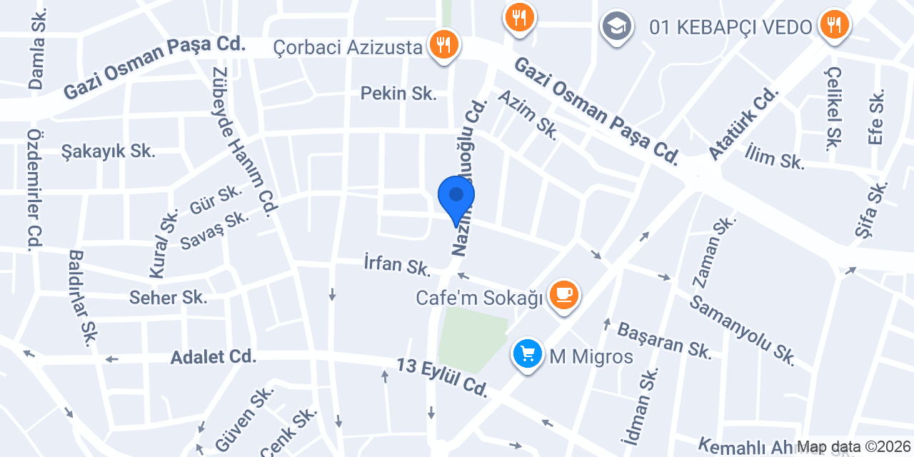 Öztek Emlak Danışmanlığı konumu