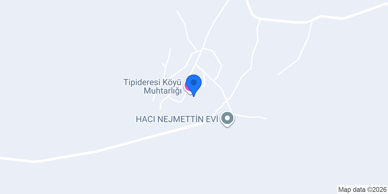 Tipideresi Köyü Muhtarlığı konumu