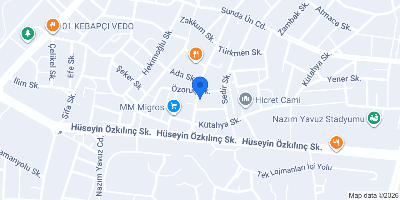 Tekin Halı Yıkama Fabrikası konumu