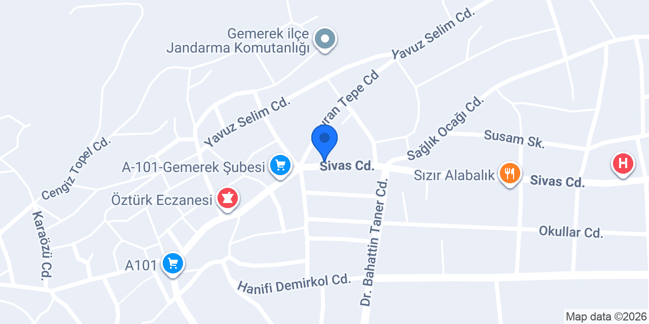 YILMAZLAR TİCARET konumu
