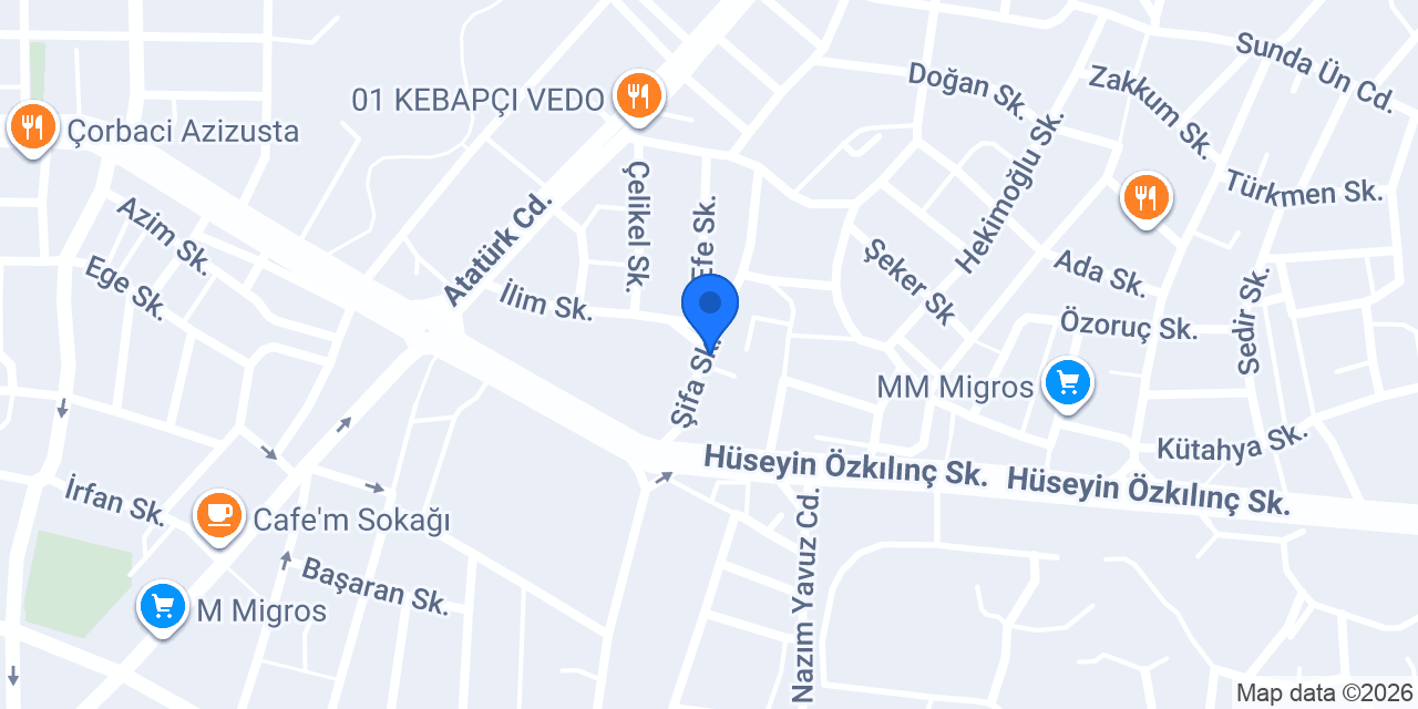Terapi Veteriner Kliniği konumu