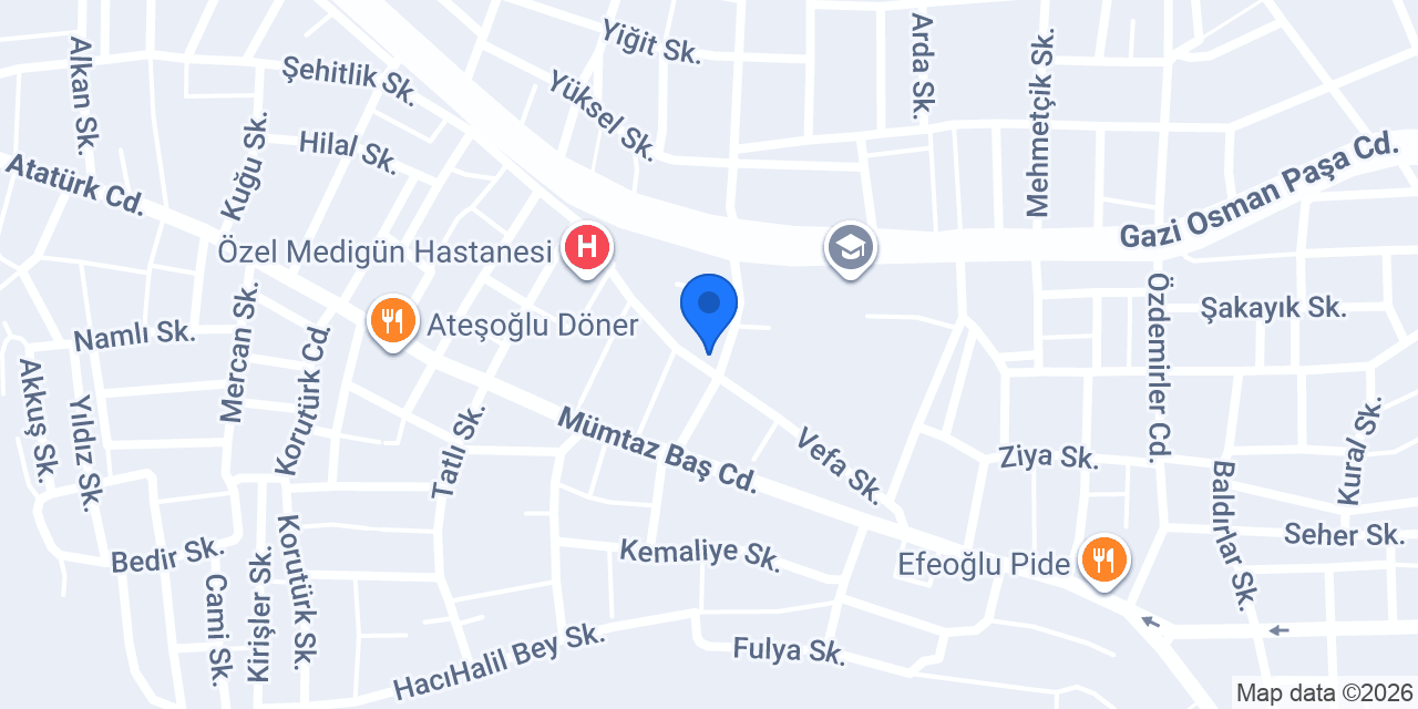 MELEK ÇEYİZ konumu