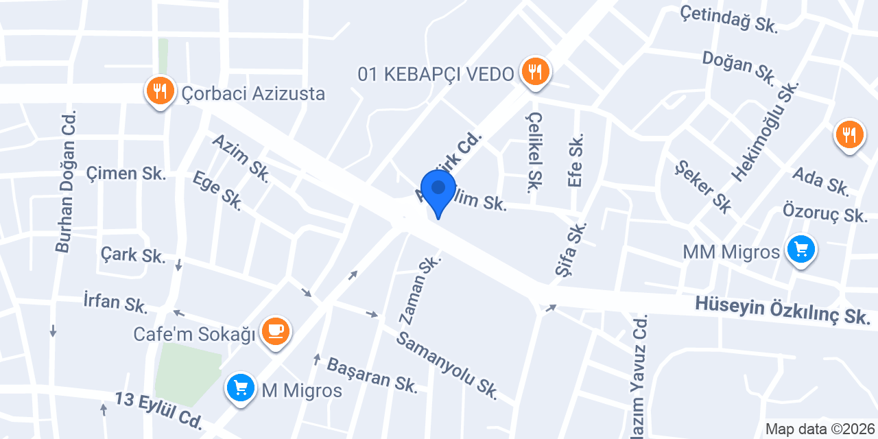 Soma Beşyol Taksi Durağı konumu