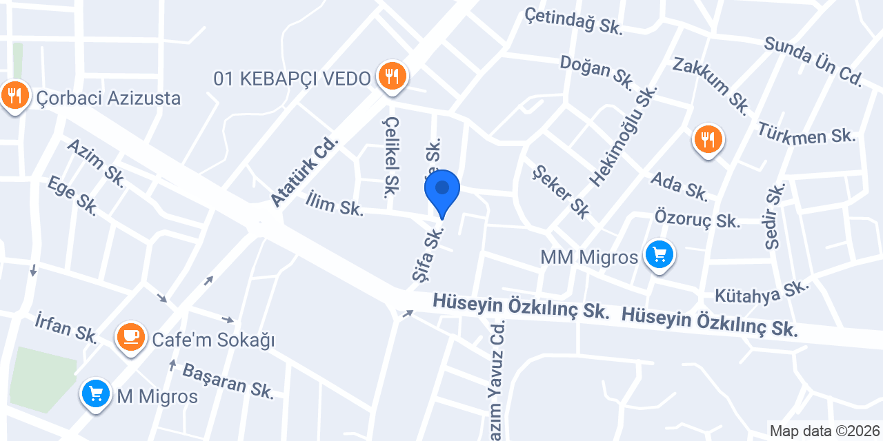 ŞAHİN GIDA konumu