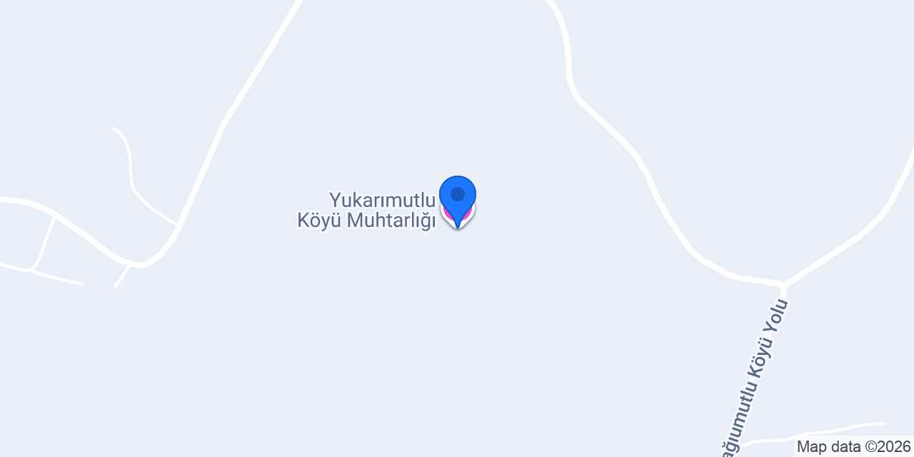 Yukarımutlu Köyü Muhtarlığı konumu