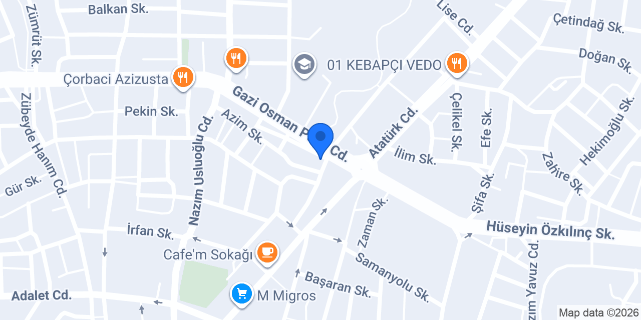 SMMM Yücel ÜNAL konumu