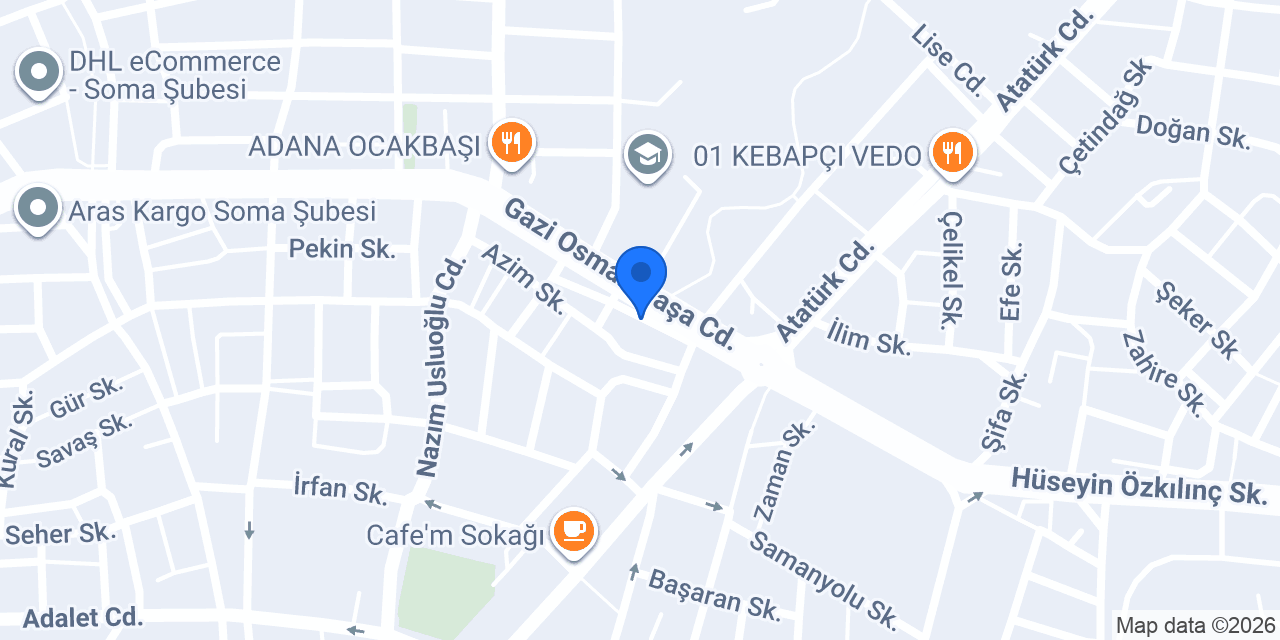 Dostlar Çorba & Yemek Salonları konumu