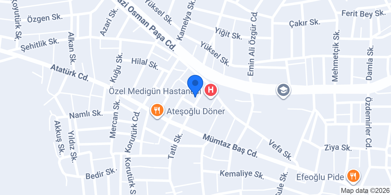 Corbacı Celal Usta konumu