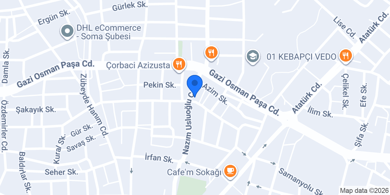 Özlem Dekorasyon Yapı Malzemeleri konumu
