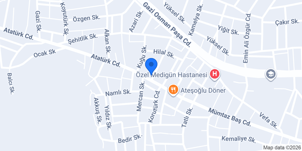 Asri Ekmek Fırını konumu