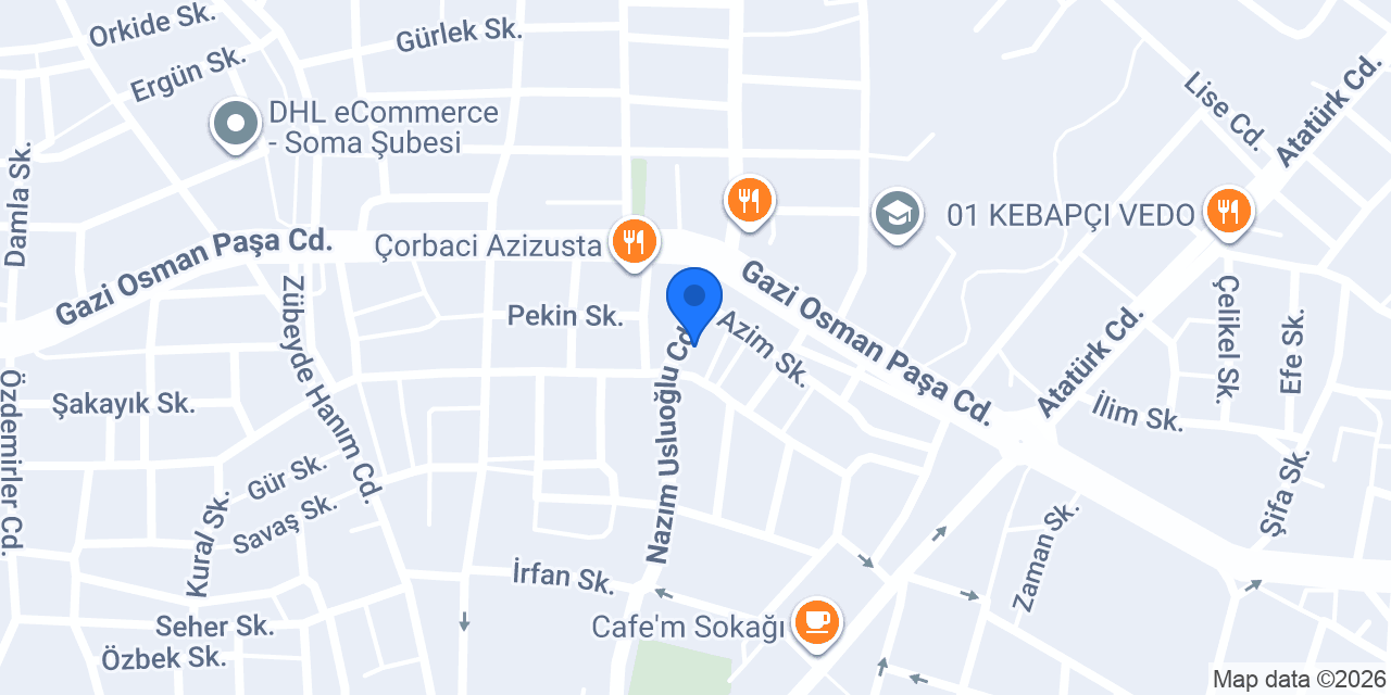 Soma Flora Çiçekçilik konumu