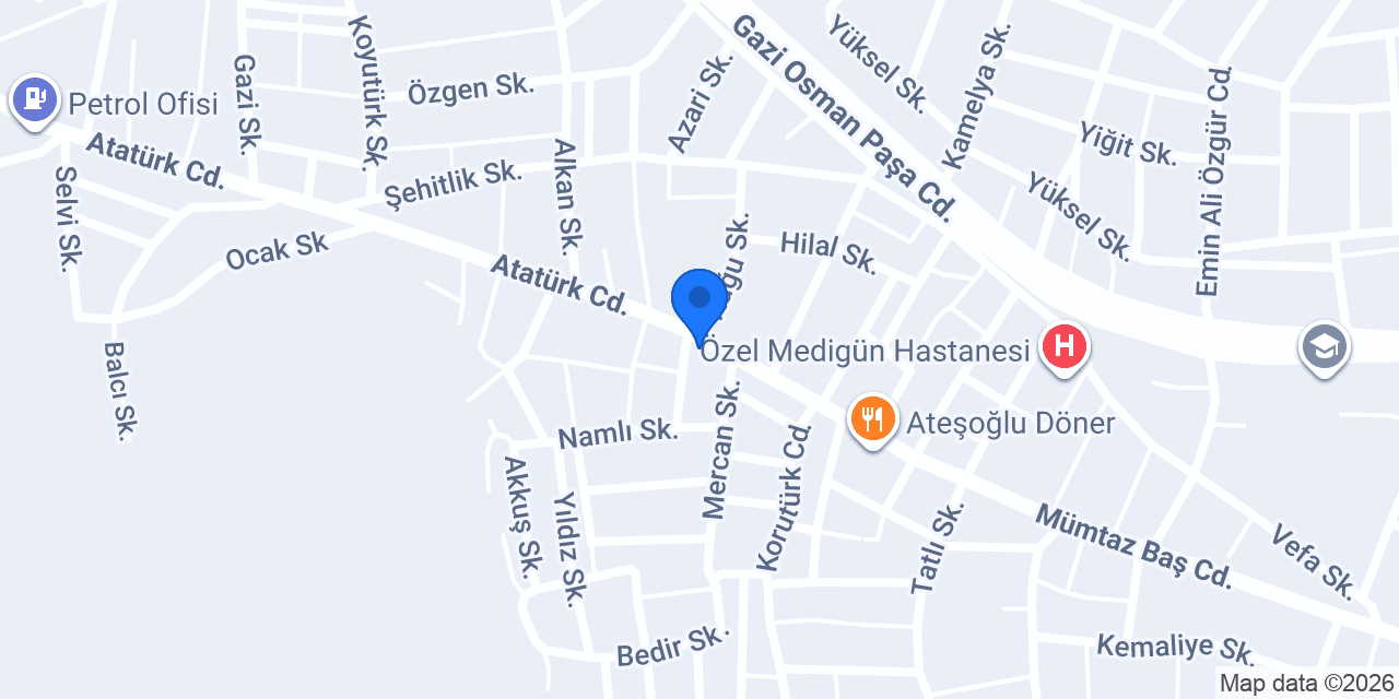 Kozanoğlu Mobilya konumu