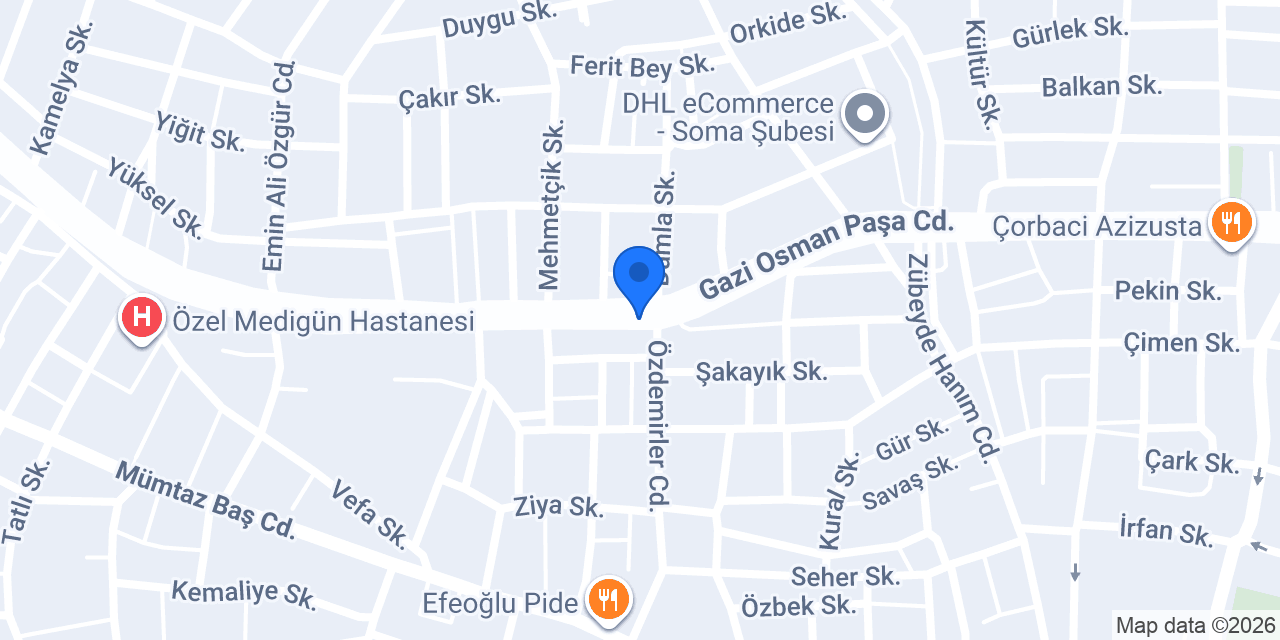 Açar Otomotiv konumu